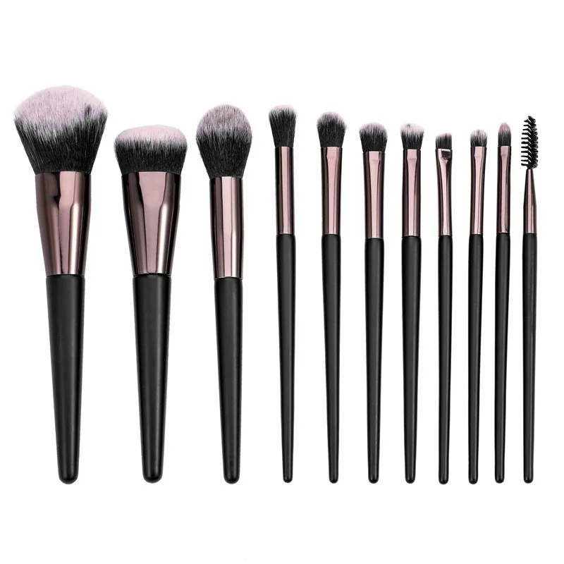 

11pcs Makeup Brushes Set Professional Premium Synthetic Foundation Eye Shadow Eyebrow Blending Concealer Cosmetic Brush Tool