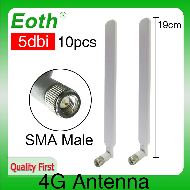 Eoth 10 шт. 4G lte Антенна 5dbi SMA Штекерный разъем антенна маршрутизатор внешний ретранслятор антенна беспроводного модема
Eoth 10 шт. 4G lte Антенна 5dbi SMA Штекерный разъем антенна маршрутизатор внешний ретранслятор антенна беспроводного модема