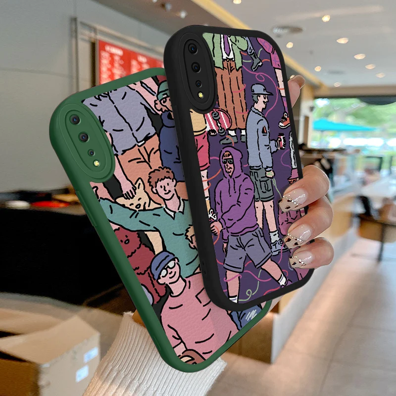 Lambskin Phone Case for vivo S1 Pro S10e S12 Y7S Z1x iQOO Neo Y9s Y51 V11i V15 Pro V17 V23 V23E Z3 Z3i Illustration Cool Boy 
Lambskin Phone Case for vivo S1 Pro S10e S12 Y7S Z1x iQOO Neo Y9s Y51 V11i V15 Pro V17 V23 V23E Z3 Z3i Illustration Cool Boy