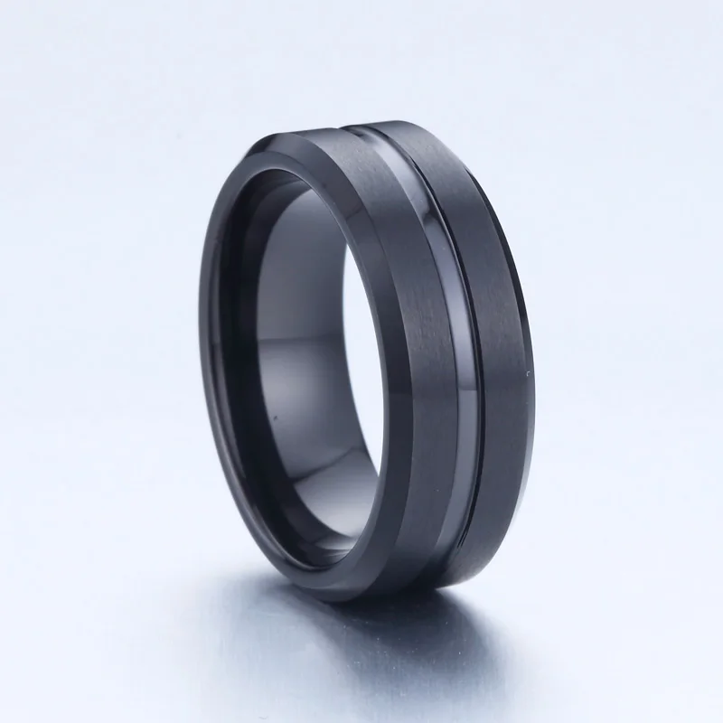 Мужское кольцо из карбида вольфрама, 8 мм
Мужское кольцо из карбида вольфрама, 8 мм