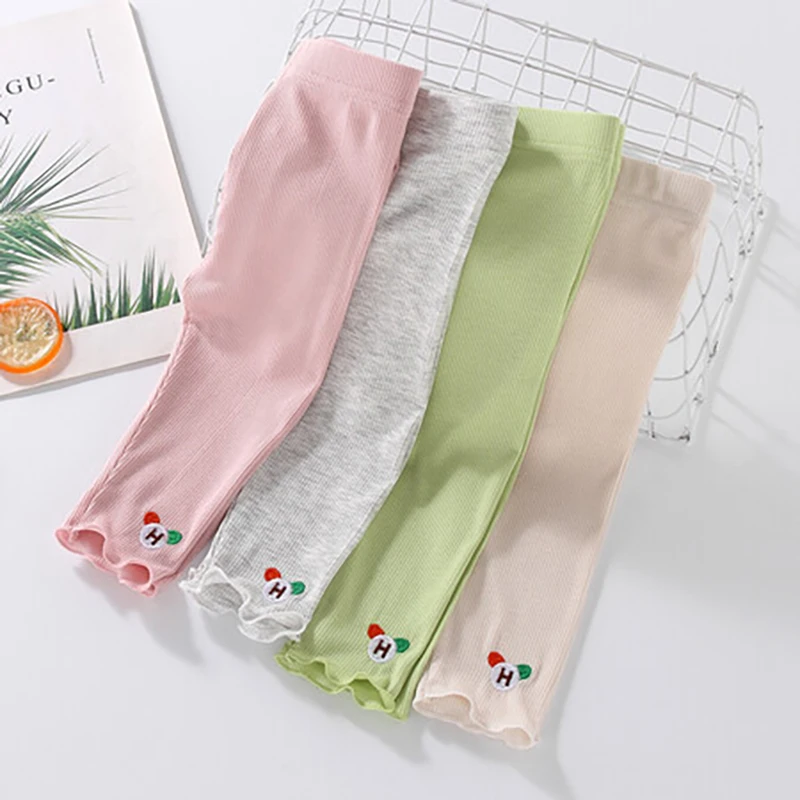 Girl Pants Summer Clothes Girls Capri Pants Ultra-thin Leggings Soft Breathable Flared Pants Embroidery Solid Baby Casual Pants
Girl Pants Summer Clothes Girls Capri Pants Ultra-thin Leggings Soft Breathable Flared Pants Embroidery Solid Baby Casual Pants
