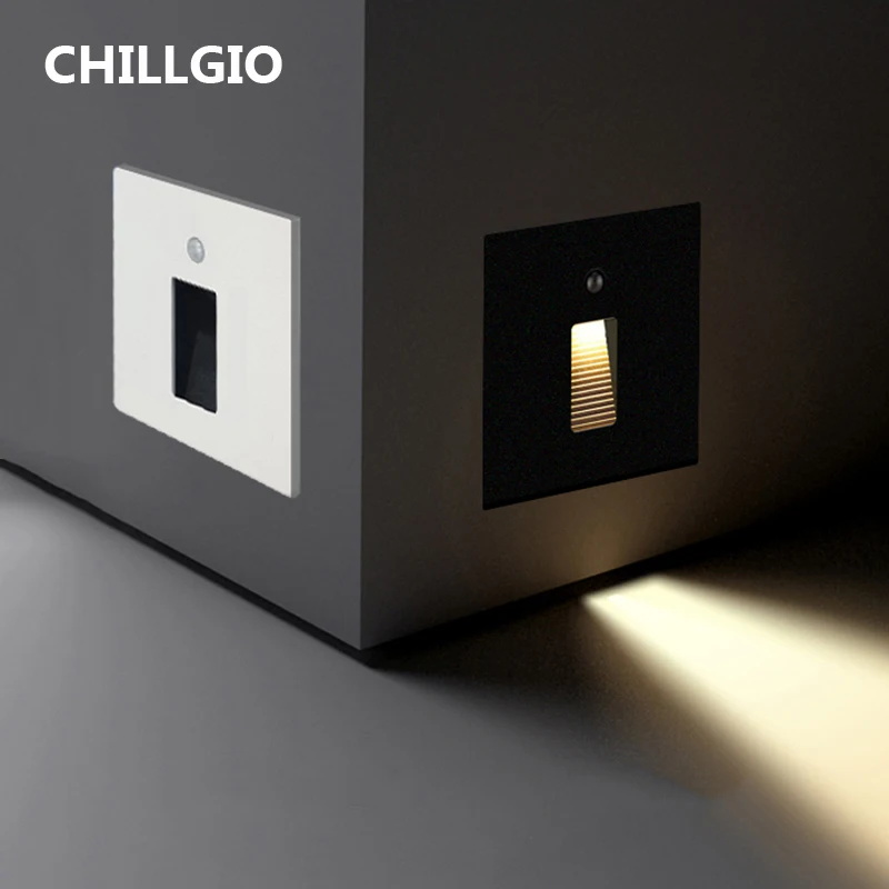 CHILLGIO Exterior Stair Light Step Sensor Waterproof Modern Home Decor Aluminum Floor Corner Night Led Indoor Recessed Wall Lamp
CHILLGIO Exterior Stair Light Step Sensor Waterproof Modern Home Decor Aluminum Floor Corner Night Led Indoor Recessed Wall Lamp
