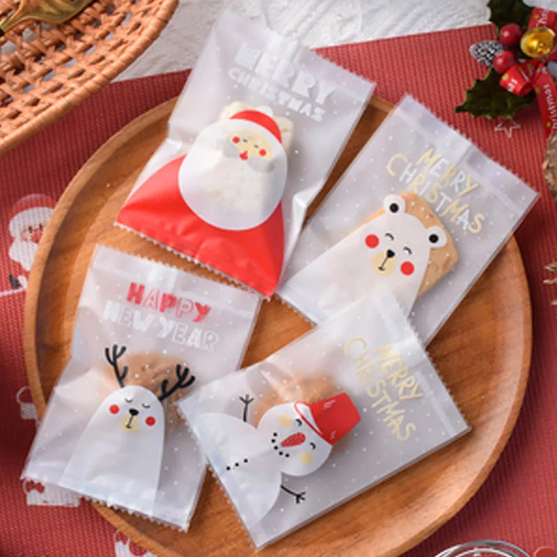 100pcs Christmas Candy Plastic Bags Machine Sealing Packaging Bag DIY Baking Snacks Cookies Plastic Bags Christmas Party Decor
100pcs Christmas Candy Plastic Bags Machine Sealing Packaging Bag DIY Baking Snacks Cookies Plastic Bags Christmas Party Decor