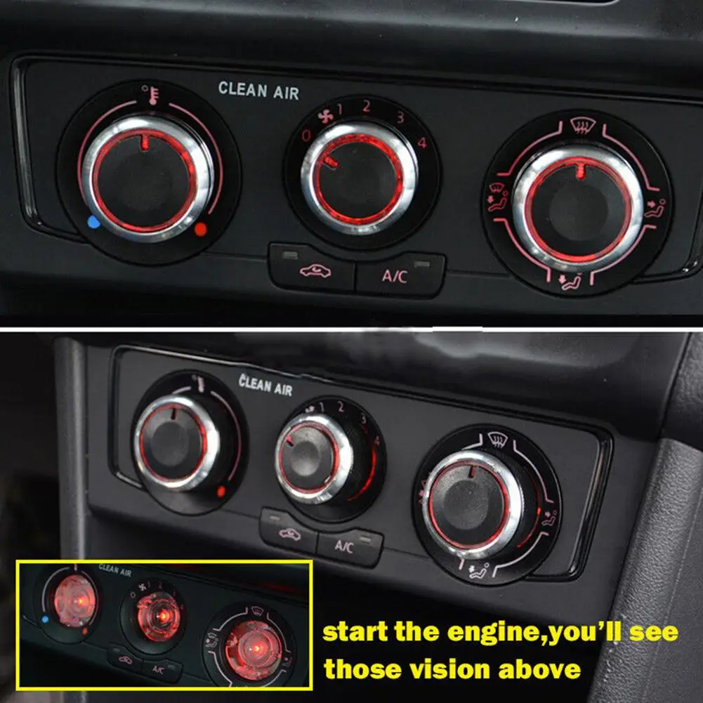 3pcs Aluminium Heater Dash Switch Knobs Climate Buttons For MK4/MK5 9N 9N3 6R Air Conditioning Switch Modification Decoration
3pcs Aluminium Heater Dash Switch Knobs Climate Buttons For MK4/MK5 9N 9N3 6R Air Conditioning Switch Modification Decoration