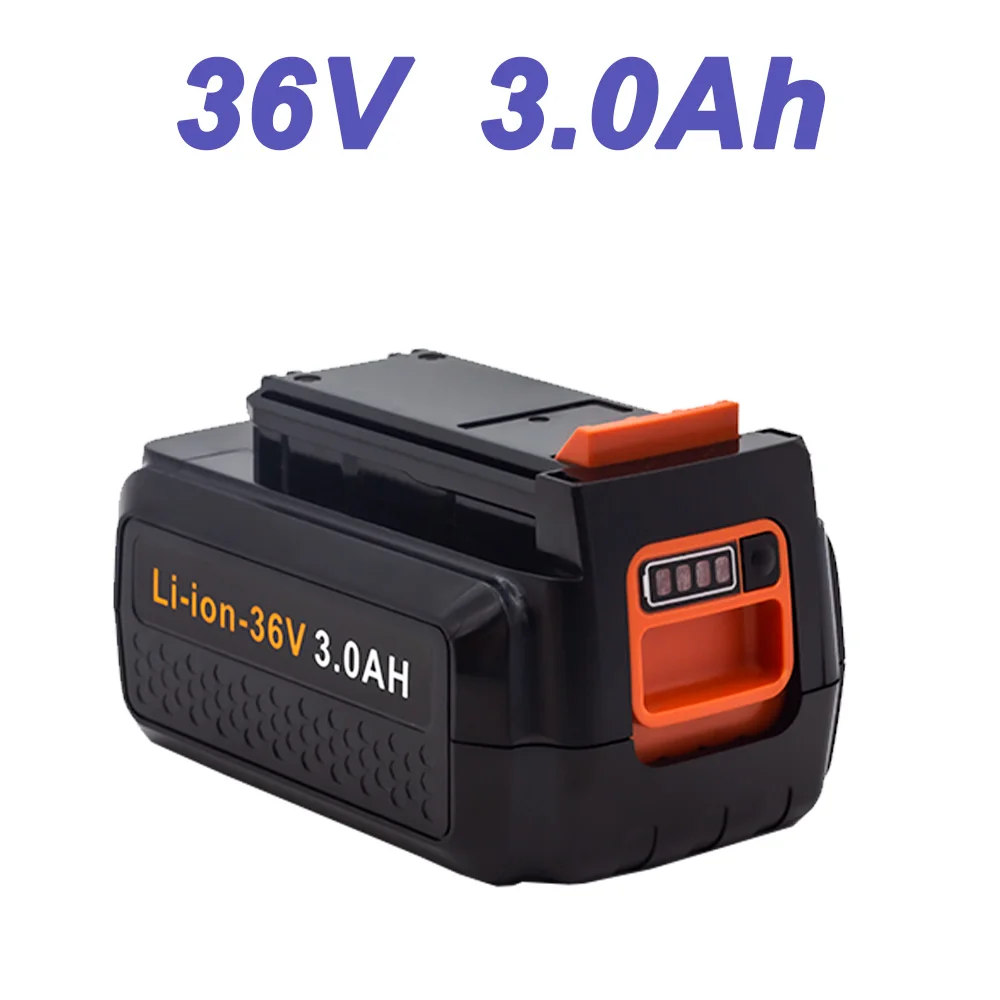 Newest Rechargeable 3.0Ah Battery for Black&Decker 36V Tool Battery Replacement with LED Light for FSB12 FS120B A1712 HP12K
Newest Rechargeable 3.0Ah Battery for Black&Decker 36V Tool Battery Replacement with LED Light for FSB12 FS120B A1712 HP12K