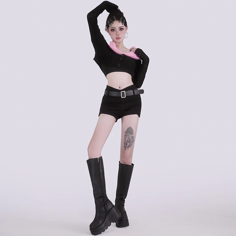 Lygens Knitting Button Long Sleeve High Waist Spliced Crop Top Tank Tshirts Sweater Cardigan 2023 Y2K Fall Winter Casul Clothes
Lygens Knitting Button Long Sleeve High Waist Spliced Crop Top Tank Tshirts Sweater Cardigan 2023 Y2K Fall Winter Casul Clothes