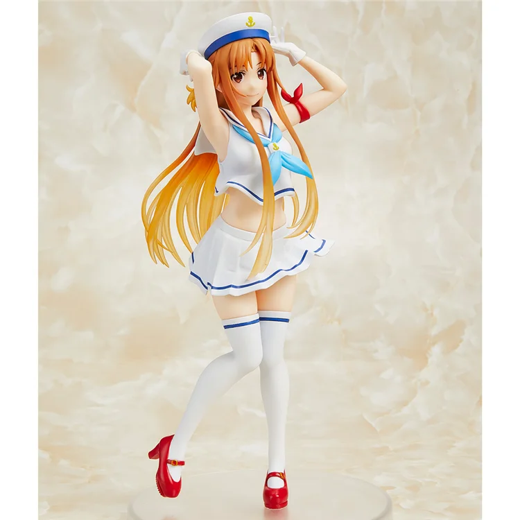SAO Sword Art Online Asuna Yuuki Anime Figure Model Sailor Suit Navy Outfit Coreful Collection Genuine Figurine Toy Action Figur
SAO Sword Art Online Asuna Yuuki Anime Figure Model Sailor Suit Navy Outfit Coreful Collection Genuine Figurine Toy Action Figur
