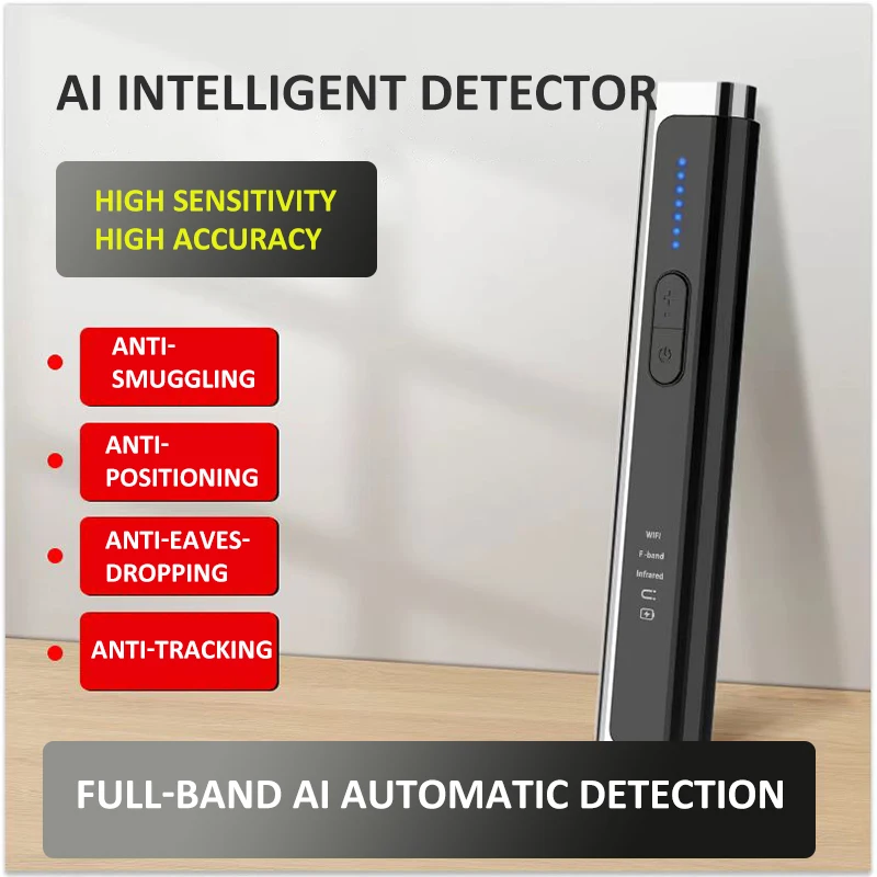 Multi-function Anti Candid Camera Detector Mini Bug Audio GSM Finder GPS Signal Lens RF Signal Locator Tracker Wireless Anti
Multi-function Anti Candid Camera Detector Mini Bug Audio GSM Finder GPS Signal Lens RF Signal Locator Tracker Wireless Anti