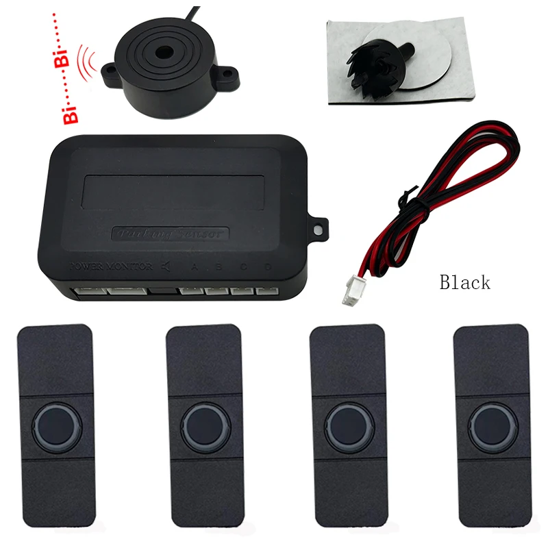 Автомобильный датчик парковки, помощник Parktronics 4, черный/серебристый/белый/серый/синий, 13 мм, плоские датчики, обратный радар, звук, зуммер, звук сигнализации
Автомобильный датчик парковки, помощник Parktronics 4, черный/серебристый/белый/серый/синий, 13 мм, плоские датчики, обратный радар, звук, зуммер, звук сигнализации