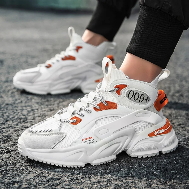 New Men Outdoor Casual Sports Shoes for Male High Top Fahion Snearkers Breathable Running Shoes Men Shoes Men Fashion Sneakers 
New Men Outdoor Casual Sports Shoes for Male High Top Fahion Snearkers Breathable Running Shoes Men Shoes Men Fashion Sneakers