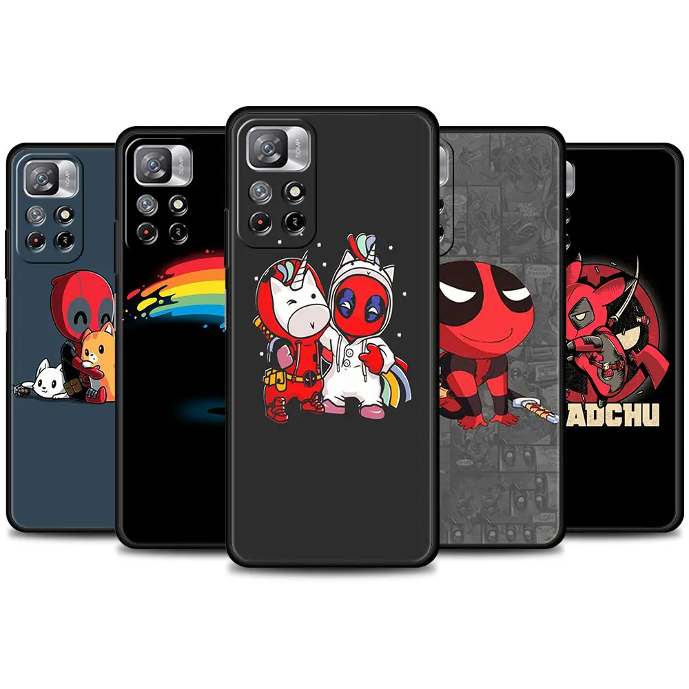 Phone Case Xiaomi Redmi Note 9S 9 10 8 11 Pro 7 8T 9T 11T 5G Cover Redmi 9c k40 9A Silicon Funda Cute Deadpools Rainbow Unicorn
Phone Case Xiaomi Redmi Note 9S 9 10 8 11 Pro 7 8T 9T 11T 5G Cover Redmi 9c k40 9A Silicon Funda Cute Deadpools Rainbow Unicorn