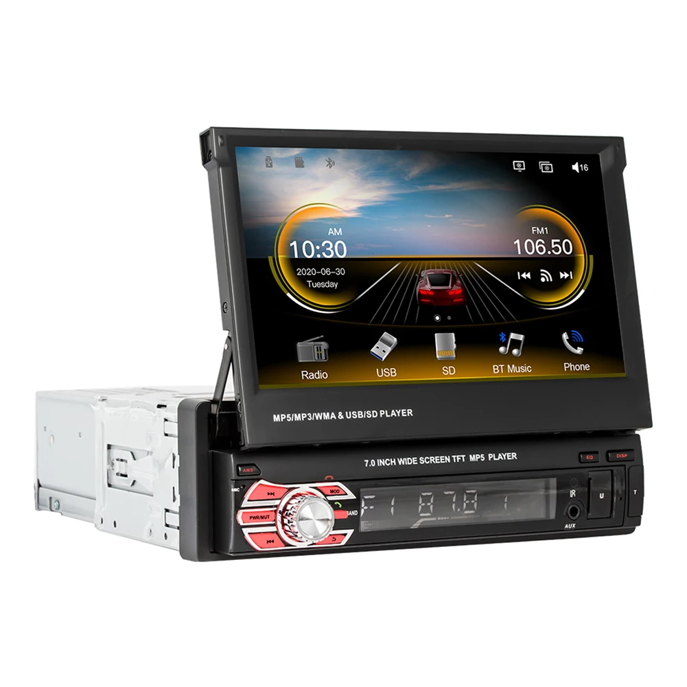 1pcs MP5 Host 7inch Telescopic Screen Car Wireless Carplay Navigation Machine MP5 Player Car Accessories
1pcs MP5 Host 7inch Telescopic Screen Car Wireless Carplay Navigation Machine MP5 Player Car Accessories
