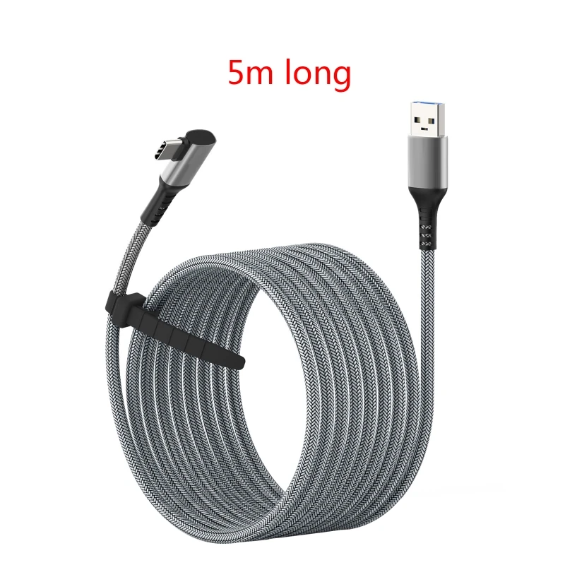 Data Line Charging Cable Compatible with Oculus Quest 2/Neo3 Link USB 3.2 TypeC Data Transfer Flexible Nylon Rope Wire
Data Line Charging Cable Compatible with Oculus Quest 2/Neo3 Link USB 3.2 TypeC Data Transfer Flexible Nylon Rope Wire