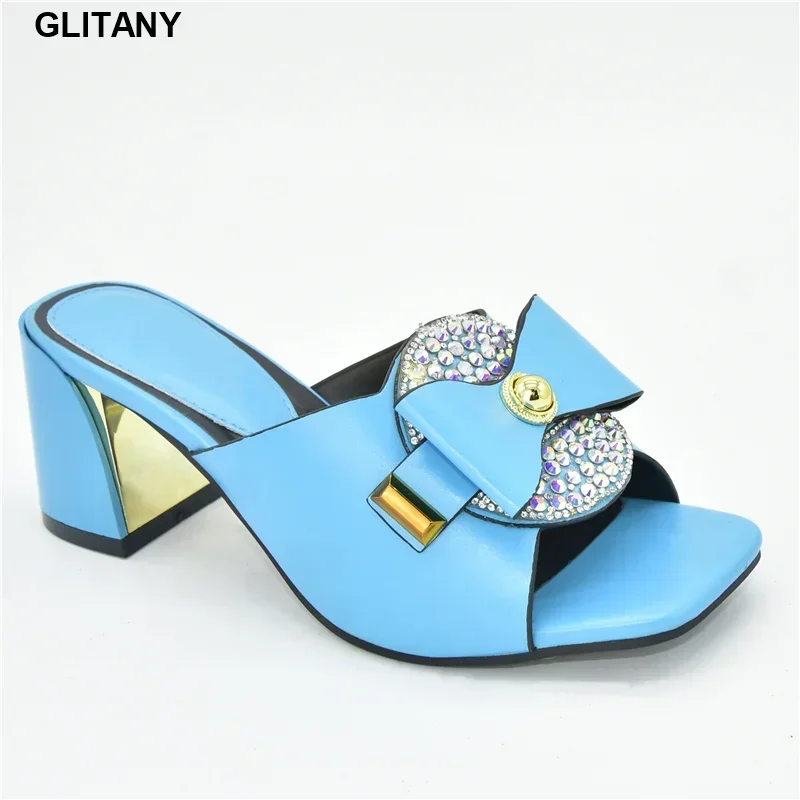 Fashion Italian Ladies Wedding High Heels Shoes Decorated with Rhinestone Open Toe Pumps Plus Size 43 African Women Party
Fashion Italian Ladies Wedding High Heels Shoes Decorated with Rhinestone Open Toe Pumps Plus Size 43 African Women Party