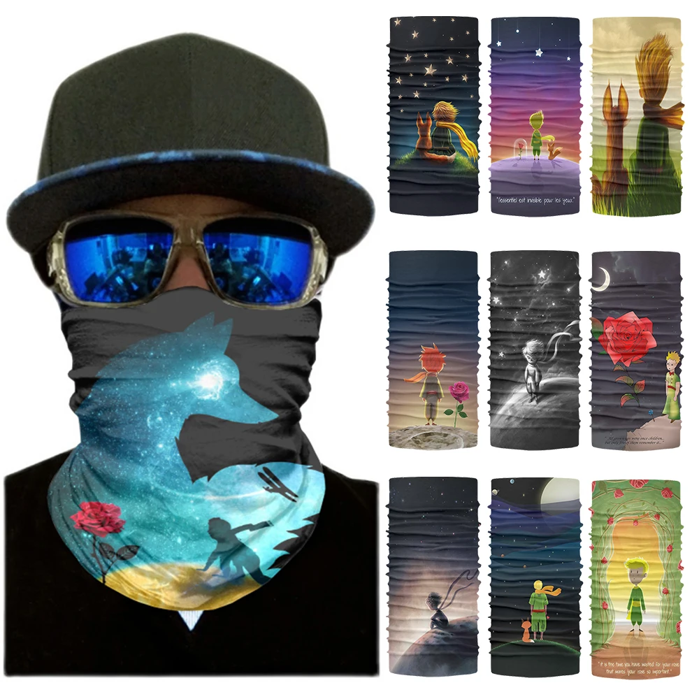 Little Prince Printing Outdoor Sports Seamless Bandanas Neck Gaiter Buffs Face Shield Motorcycle Cycling Hiking Fishing Scarf
Little Prince Printing Outdoor Sports Seamless Bandanas Neck Gaiter Buffs Face Shield Motorcycle Cycling Hiking Fishing Scarf