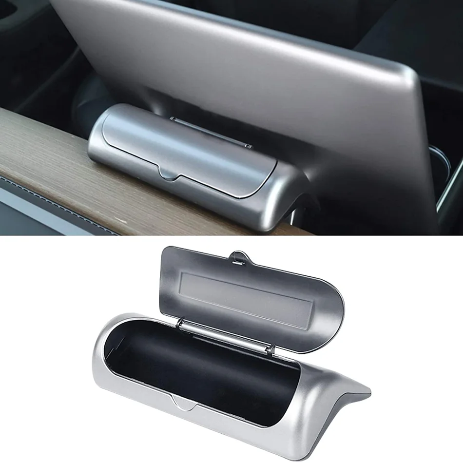 2022 New Interior Glasses Case for Tesla Model 3 and Model Y Eyewear Box Holder at Bracket Back of Console Navigation Display
2022 New Interior Glasses Case for Tesla Model 3 and Model Y Eyewear Box Holder at Bracket Back of Console Navigation Display