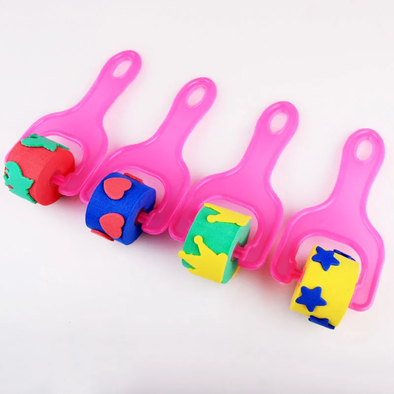 Kids Drawing Toys Children DIY Finger Painting Tool Preschool Learning Toys EVA Flower Star House Rolling Seal Stamp Kids Toys
Kids Drawing Toys Children DIY Finger Painting Tool Preschool Learning Toys EVA Flower Star House Rolling Seal Stamp Kids Toys