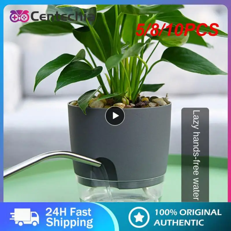 5/8/10PCS For Indoor Plants Flower Pot Plastic With Injection Port Small Plant Pot Double Layer Transparent
5/8/10PCS For Indoor Plants Flower Pot Plastic With Injection Port Small Plant Pot Double Layer Transparent