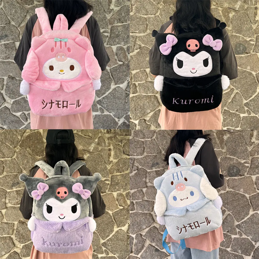 Sanrio Plush Backpack Hello Kitty Y2K Anime Large Capacity Schoolbag Student Leisure Knapsack Cartoon Storage Bag Kids Gifts
Sanrio Plush Backpack Hello Kitty Y2K Anime Large Capacity Schoolbag Student Leisure Knapsack Cartoon Storage Bag Kids Gifts