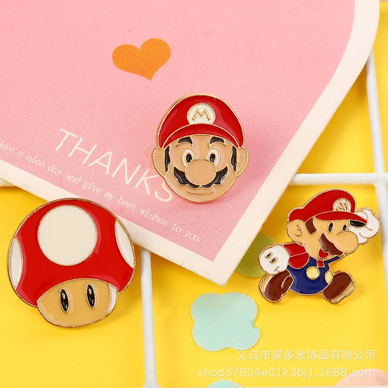 Super Mario Bros Anime Brooches Mario Bros Mushroom Brooch Alloy Badge Action Figure Toy Decorations for Kid Birthday Party Gift
Super Mario Bros Anime Brooches Mario Bros Mushroom Brooch Alloy Badge Action Figure Toy Decorations for Kid Birthday Party Gift