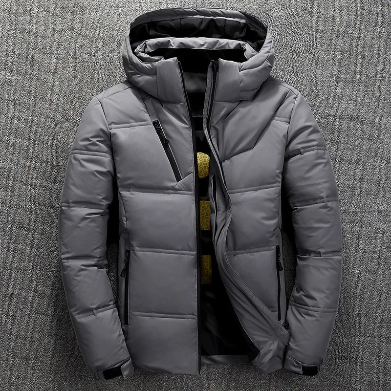Men's Winter Down Jacket With Hood Winter Warm Men Coat Casual Autumn Stand Collar Puffer Thick Hat White Duck Parka Male
Men's Winter Down Jacket With Hood Winter Warm Men Coat Casual Autumn Stand Collar Puffer Thick Hat White Duck Parka Male