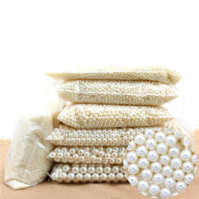 4-20mm Round ABS Round With Holes Imitation Pearls White Cream Beads For Handmade DIY Bracelet Jewelry Accessories
4-20mm Round ABS Round With Holes Imitation Pearls White Cream Beads For Handmade DIY Bracelet Jewelry Accessories