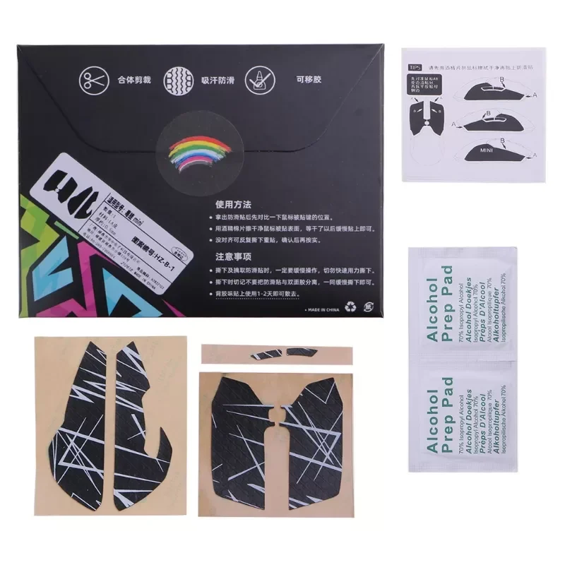 Нескользящие ролики ручной работы с защитой от пота для Razer Viper Mini Mouse, самоклеящиеся дизайнерские Нескользящие клейкие ленты X6HB 
Нескользящие ролики ручной работы с защитой от пота для Razer Viper Mini Mouse, самоклеящиеся дизайнерские Нескользящие клейкие ленты X6HB