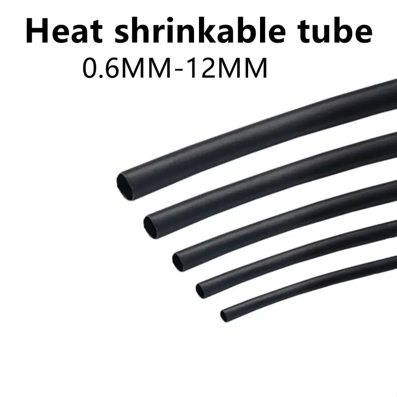 5 METER/LOT 2:1 Black 0.6~12mm Diameter Heat Shrink Heatshrink Tubing Electronic component DIY Connector Repair heat shrink tube
5 METER/LOT 2:1 Black 0.6~12mm Diameter Heat Shrink Heatshrink Tubing Electronic component DIY Connector Repair heat shrink tube