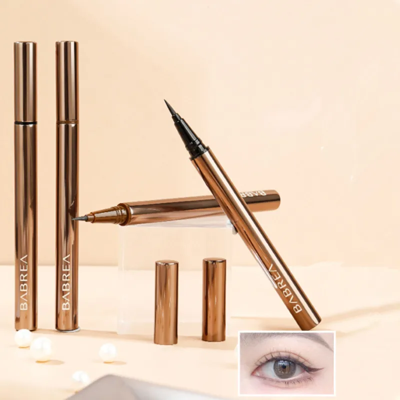 Тонкая жидкая подводка для глаз BABRE, гелевая гладкая водостойкая быстросохнущая косметика, белые красочные косметические инструменты 
Тонкая жидкая подводка для глаз BABRE, гелевая гладкая водостойкая быстросохнущая косметика, белые красочные косметические инструменты
