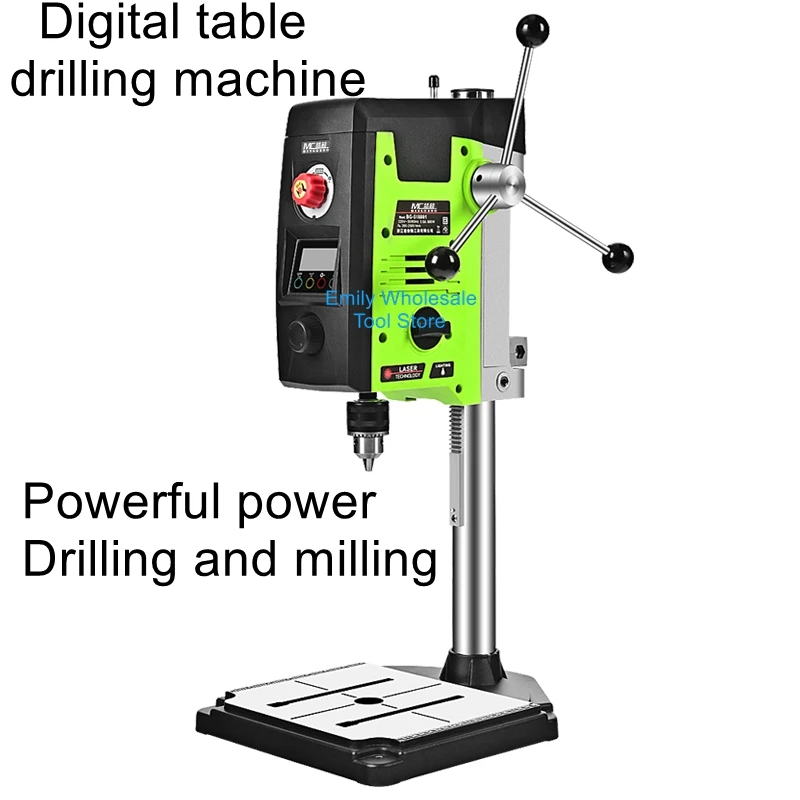 Digital display laser strong table drill small 220v industrial cross table jig milling drill machine diy
Digital display laser strong table drill small 220v industrial cross table jig milling drill machine diy