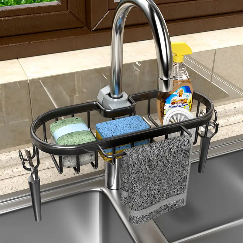 Faucet Rack Kitchen Sink Drain Rack Sponge Storage Faucet Holder Soap Drainer Shelf Basket Organizer Bathroom Accessories
Faucet Rack Kitchen Sink Drain Rack Sponge Storage Faucet Holder Soap Drainer Shelf Basket Organizer Bathroom Accessories