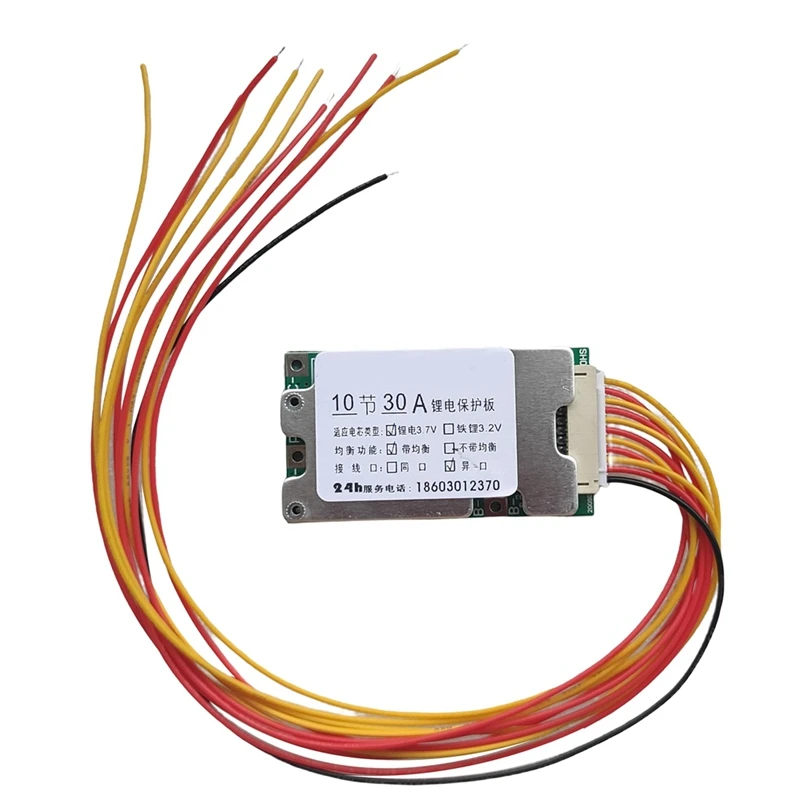10S 36V 30A Защитная плата аккумулятора li-ion Cell 18650 Защита аккумулятора BMS PCB Board
10S 36V 30A Защитная плата аккумулятора li-ion Cell 18650 Защита аккумулятора BMS PCB Board