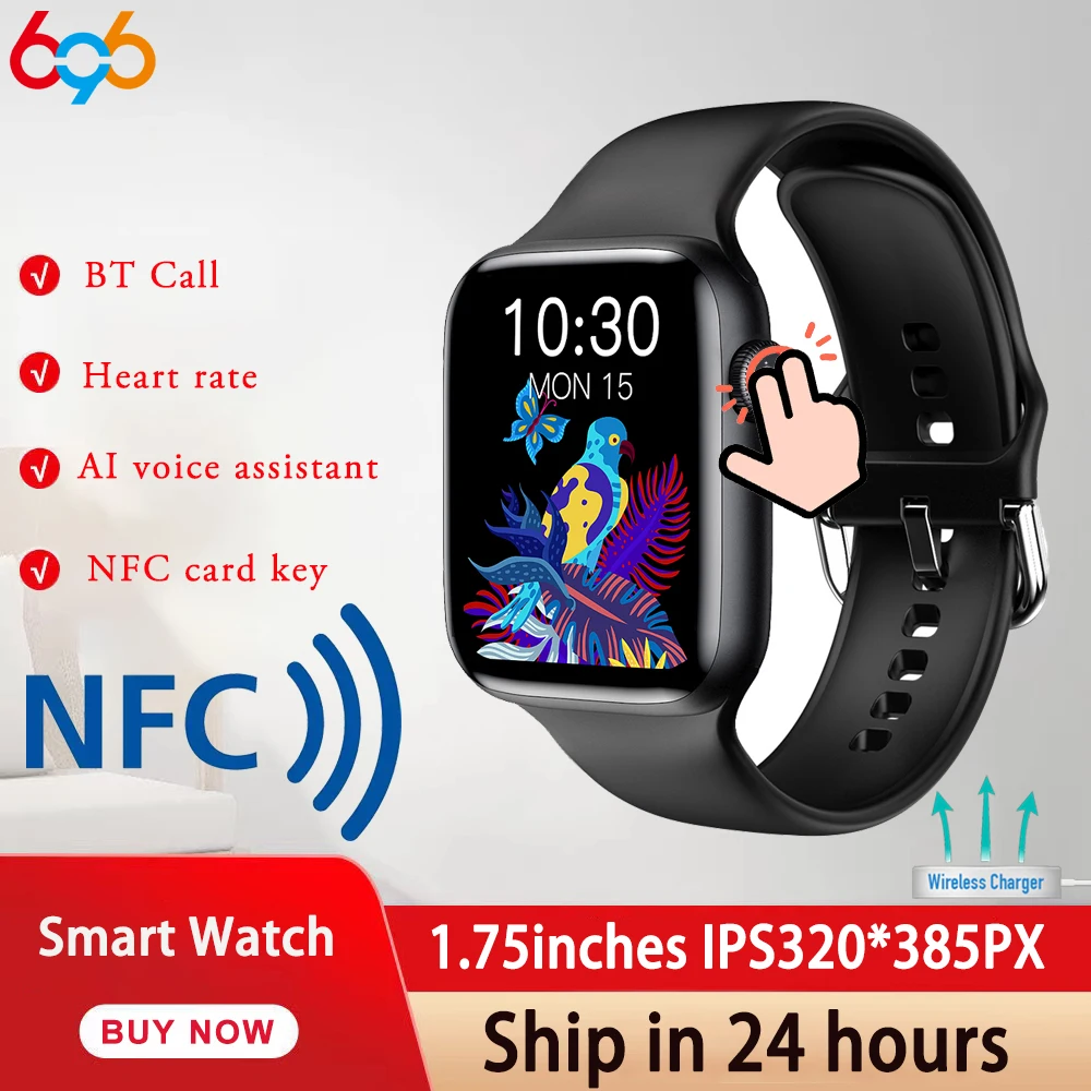 New Blue Tooth Call Men Sports Fitness Tracker Smart Watch Wireless Charging 1.75 Inch Heartrate NFC Women Smartwatch PK M16Plus
New Blue Tooth Call Men Sports Fitness Tracker Smart Watch Wireless Charging 1.75 Inch Heartrate NFC Women Smartwatch PK M16Plus