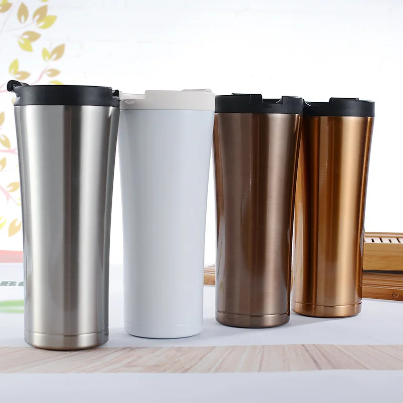 

Tea Water Coffee Mug Leak-Proof Travel Thermo Cup Thermo Cafe Double Stainless Steel 500ML Vacuum Flask Car Thermos Mug