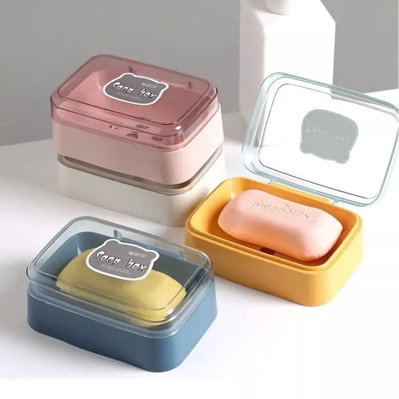 Cartoon Cute Soap Dish Shelf Bathroom Storage with Lid Punch-Free Wall-Mounted Soap Holder Shelf
Cartoon Cute Soap Dish Shelf Bathroom Storage with Lid Punch-Free Wall-Mounted Soap Holder Shelf