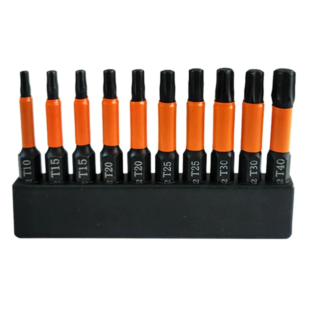 Reliable and 11Pcs T10 T40 Hex Shank Screwdriver Bit Set for Woodworking and Decoration Projects with Screwdriver Holder
Reliable and 11Pcs T10 T40 Hex Shank Screwdriver Bit Set for Woodworking and Decoration Projects with Screwdriver Holder