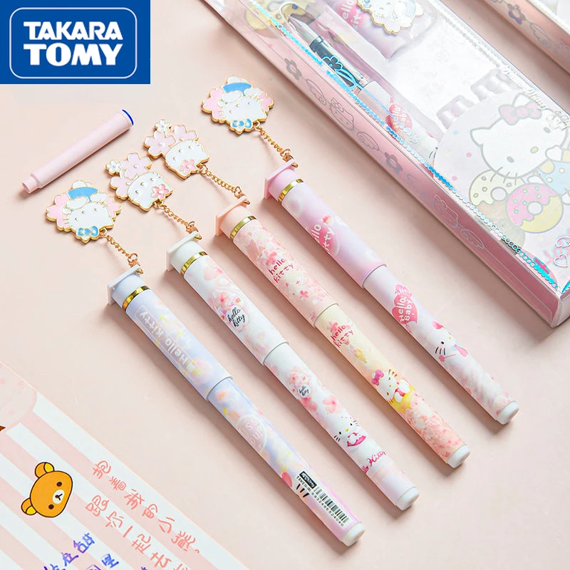 TAKARA TOMY Hello Kitty 2022 New Student Cute Pen Set Practice Word 0.05mm Pen High Face Girl Heart Can Change The Bag Pen
TAKARA TOMY Hello Kitty 2022 New Student Cute Pen Set Practice Word 0.05mm Pen High Face Girl Heart Can Change The Bag Pen