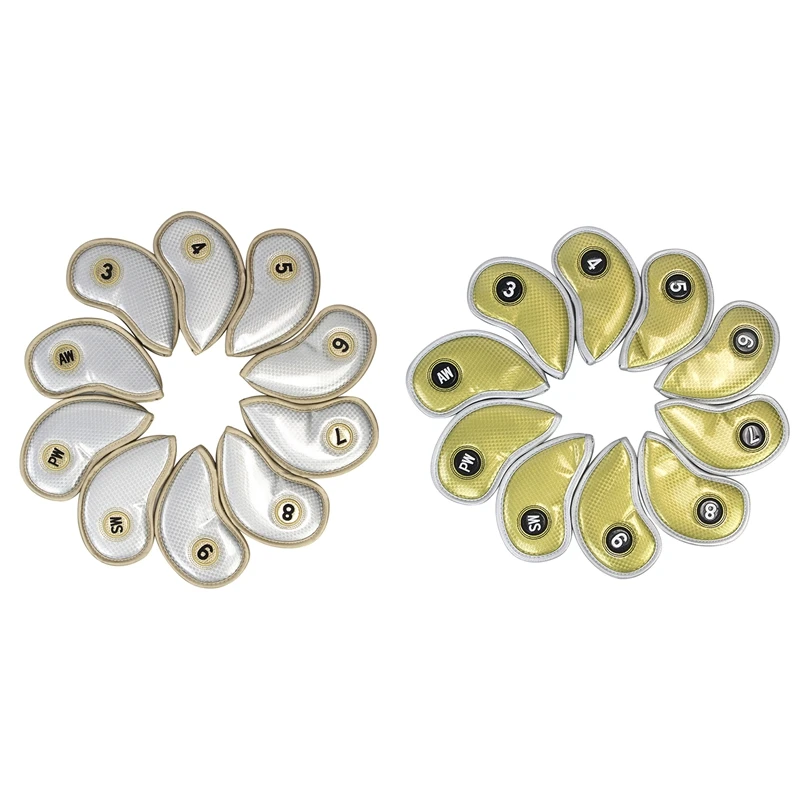 10Pcs Golf Iron Headcover With Number Tags Club Head Cover Club Iron Putter Head Protector Golf Accessory
10Pcs Golf Iron Headcover With Number Tags Club Head Cover Club Iron Putter Head Protector Golf Accessory