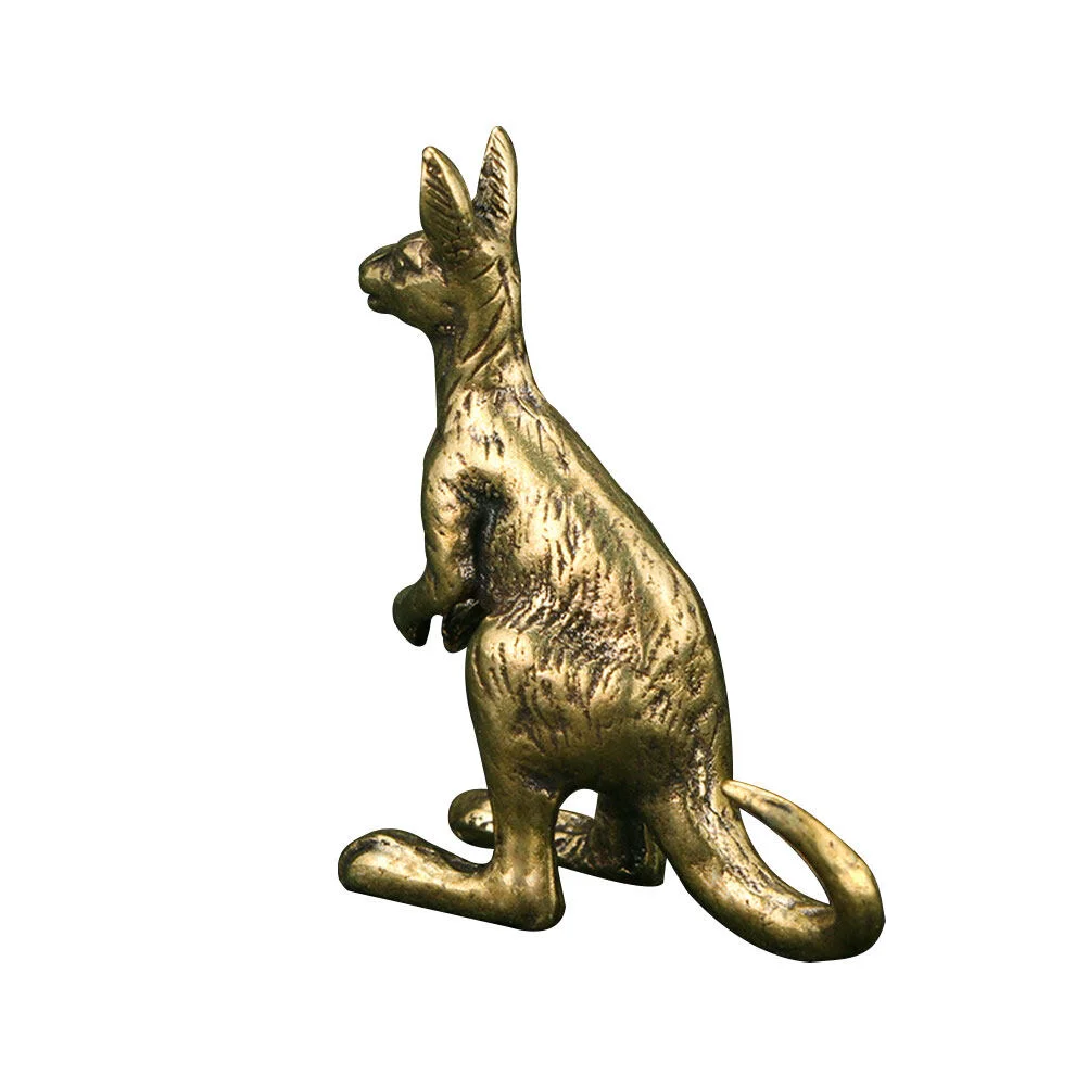 Brass Kangaroo Ornament Creative Desktop Decor Vintage Style Indoor Craft Fairy Gardens Figurines
Brass Kangaroo Ornament Creative Desktop Decor Vintage Style Indoor Craft Fairy Gardens Figurines