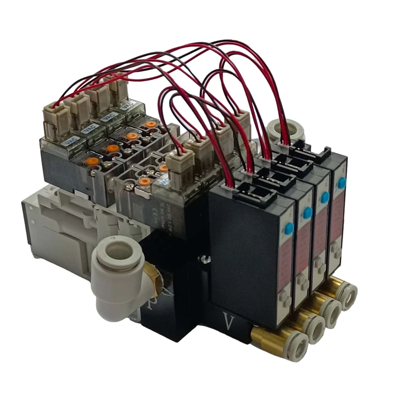 Integrated Multi-Stage Suction and Breaking Integrated Vacuum Generator Pneumatic Large Flow Solenoid Valve Small Large Suction
Integrated Multi-Stage Suction and Breaking Integrated Vacuum Generator Pneumatic Large Flow Solenoid Valve Small Large Suction