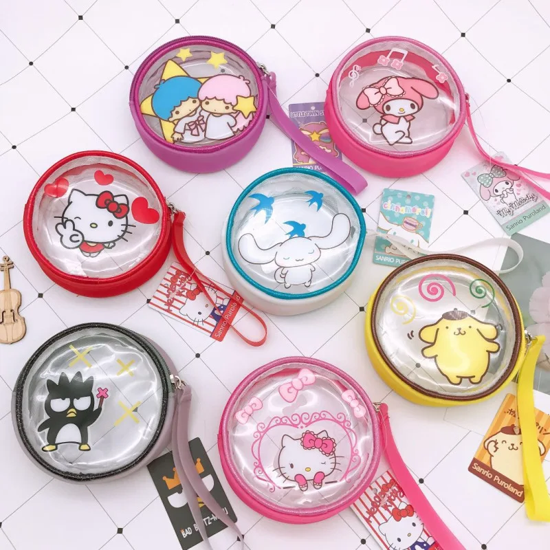 Kawaii Sanrio Cinnamoroll My Melody Anime pvc creative coin purse Transparent waterproof portable storage bag coin bag girl gift
Kawaii Sanrio Cinnamoroll My Melody Anime pvc creative coin purse Transparent waterproof portable storage bag coin bag girl gift