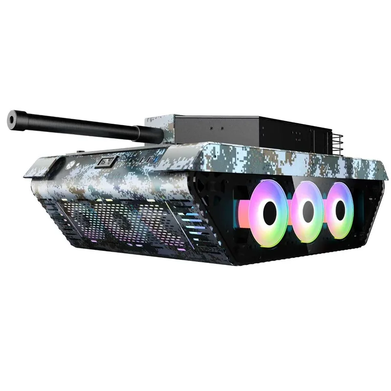 Tianqi tank model desktop computer main engine case desktop personality special-shaped tempered glass side transparent game wate
Tianqi tank model desktop computer main engine case desktop personality special-shaped tempered glass side transparent game wate