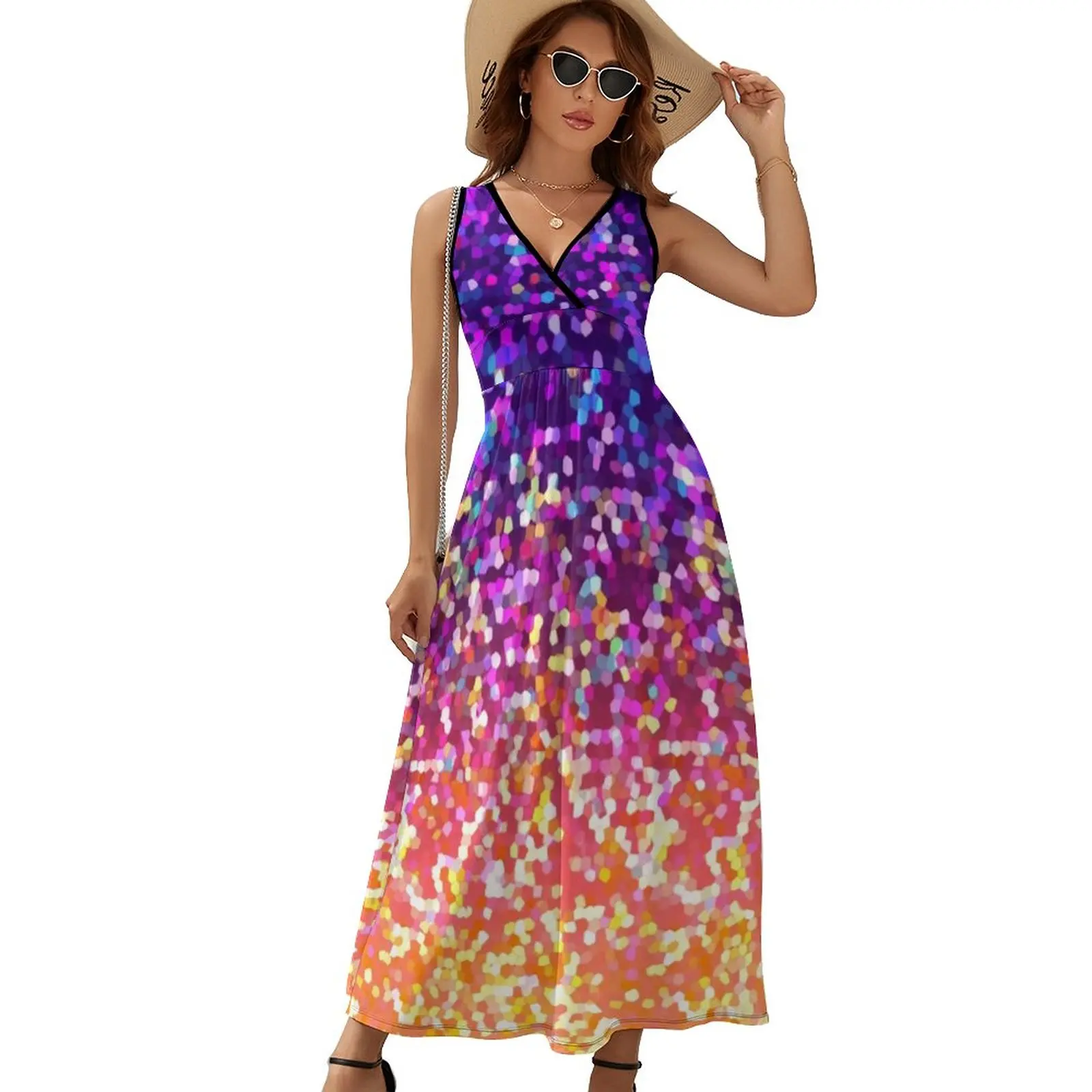 Colorful Sequins Print Dress Glitter Graphic Street Wear Bohemia Long Dresses Womens Trendy Maxi Dress Print Vestidos Gift
Colorful Sequins Print Dress Glitter Graphic Street Wear Bohemia Long Dresses Womens Trendy Maxi Dress Print Vestidos Gift
