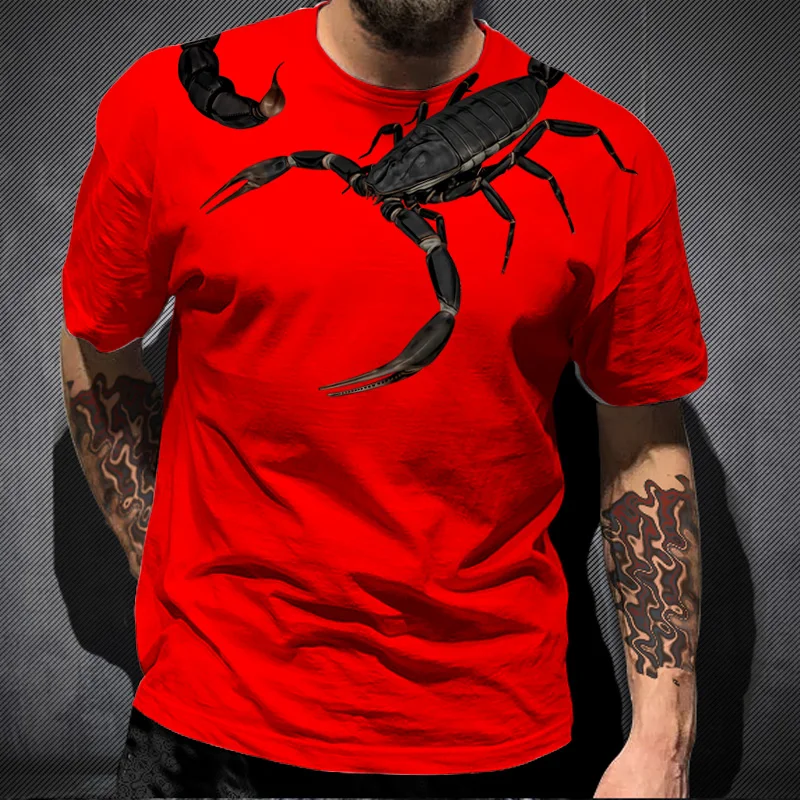 Drop Shipping Men's T-shirts Classic Animal Scorpion 3D Printed T Shirt Summer Short-Sleeved Hip-Hop T-shirt Streetwear Unisex
Drop Shipping Men's T-shirts Classic Animal Scorpion 3D Printed T Shirt Summer Short-Sleeved Hip-Hop T-shirt Streetwear Unisex