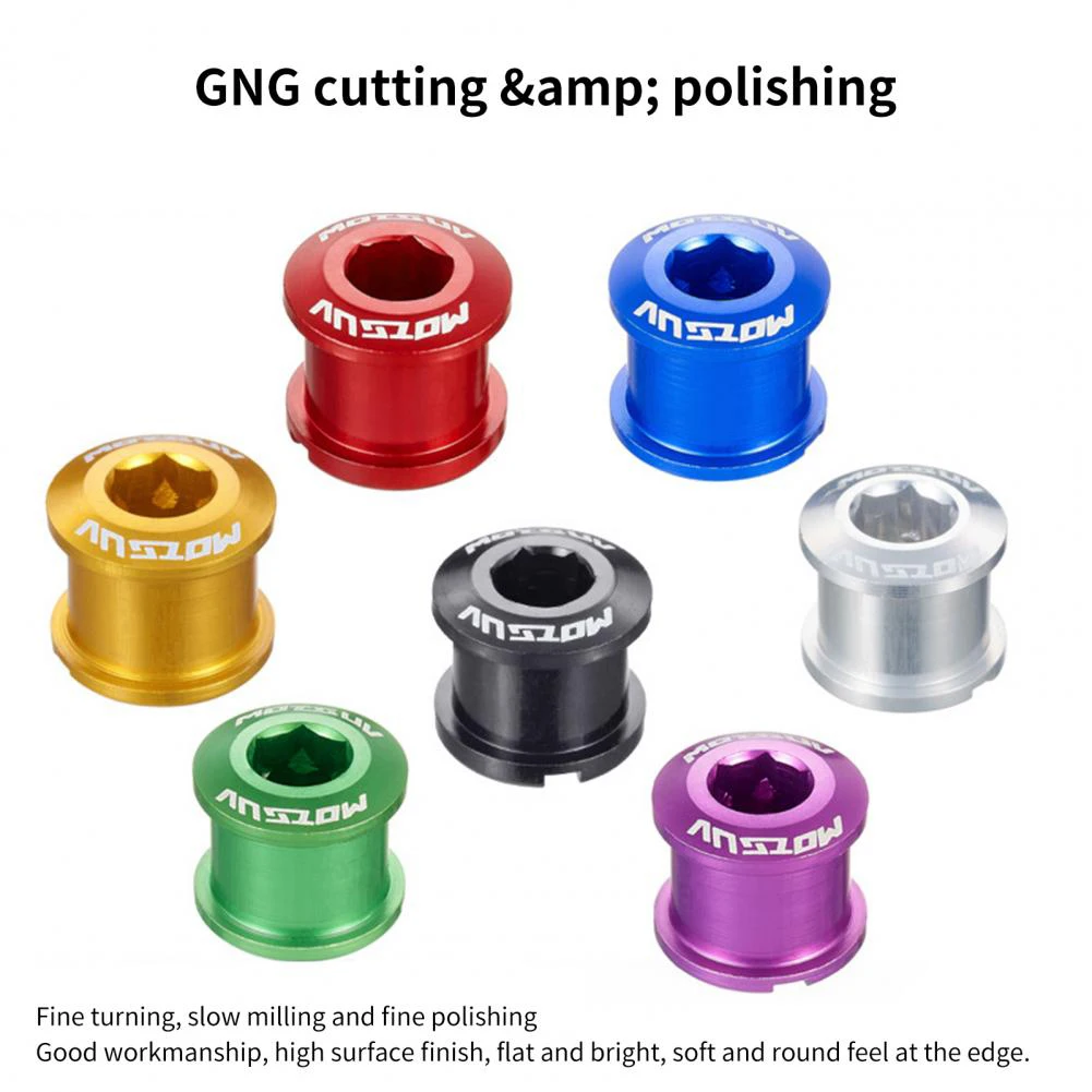 5Pcs MTB Bicycle Chainwheel Screws Cycling Chainring Wheel Bolt Alloy 4.9mm/6.4mm Road Bike Disc Screws For Crankset Parts
5Pcs MTB Bicycle Chainwheel Screws Cycling Chainring Wheel Bolt Alloy 4.9mm/6.4mm Road Bike Disc Screws For Crankset Parts