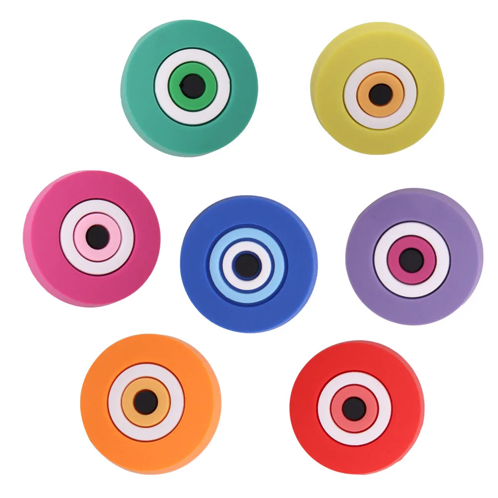 7pcs Colorful Devil Eye Shoe Charms Croc Decorations for Clogs Garden Sandals Wristband Buckle Accessories Kids Party Gifts JIBZ
7pcs Colorful Devil Eye Shoe Charms Croc Decorations for Clogs Garden Sandals Wristband Buckle Accessories Kids Party Gifts JIBZ