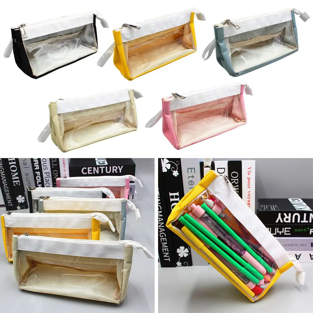 Cute Stationery Box Transparent School Pencil Cases Kawaii Pencil Case School Storage Organizer Pouch Pencil Box
Cute Stationery Box Transparent School Pencil Cases Kawaii Pencil Case School Storage Organizer Pouch Pencil Box
