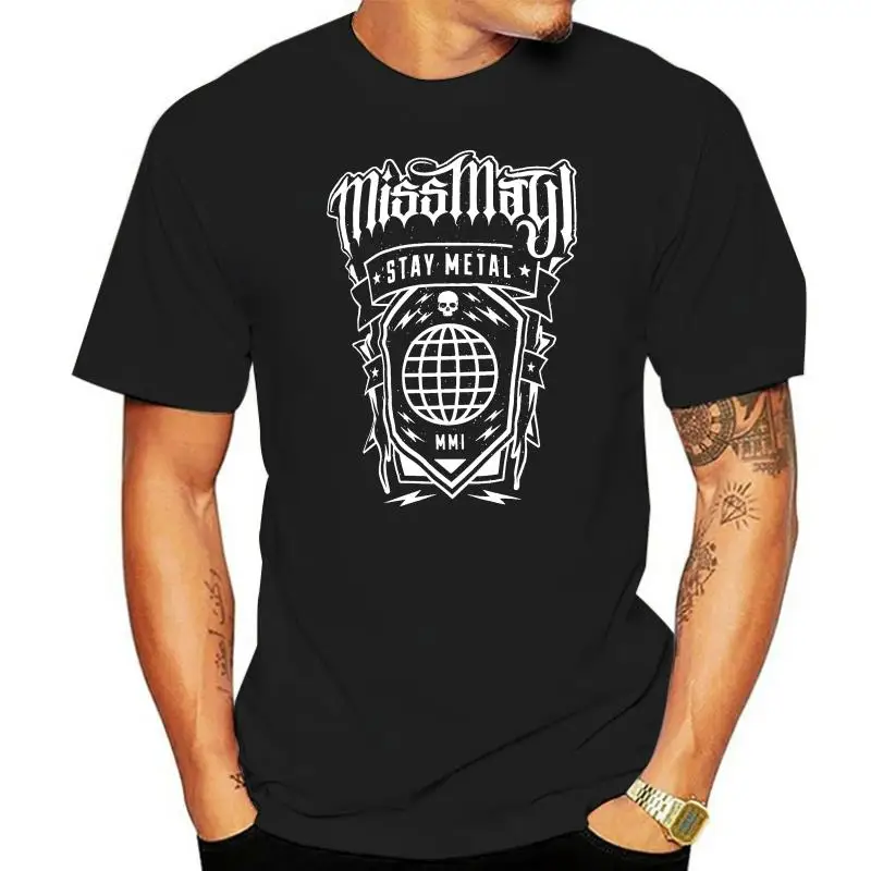 Camisetas de manga corta para hombre, camisa 100% de algodón con cuello redondo, Miss May I, Global
Camisetas de manga corta para hombre, camisa 100% de algodón con cuello redondo, Miss May I, Global