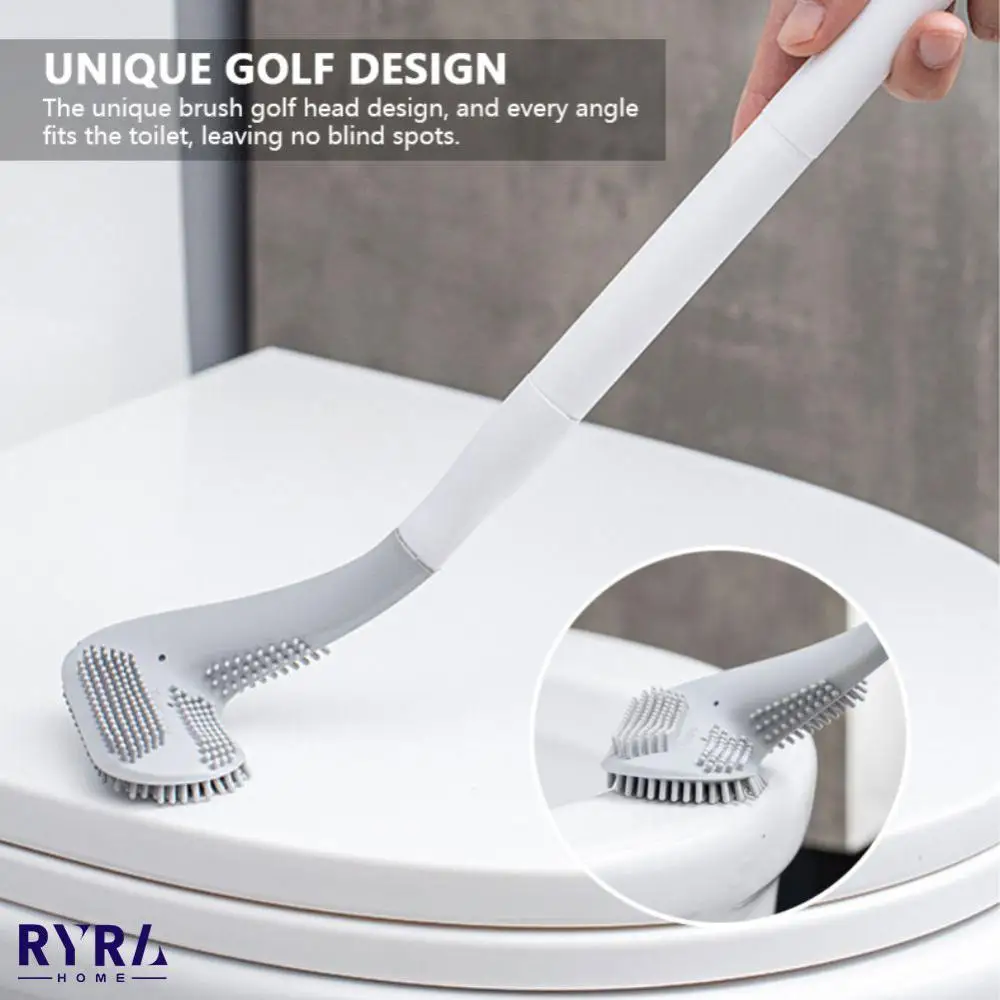 Silicone Golf Toilet Brush And Drying Holder For Bathroom Storage And Organization Bathroom Cleaning For WC Bathroom Accessories
Silicone Golf Toilet Brush And Drying Holder For Bathroom Storage And Organization Bathroom Cleaning For WC Bathroom Accessories