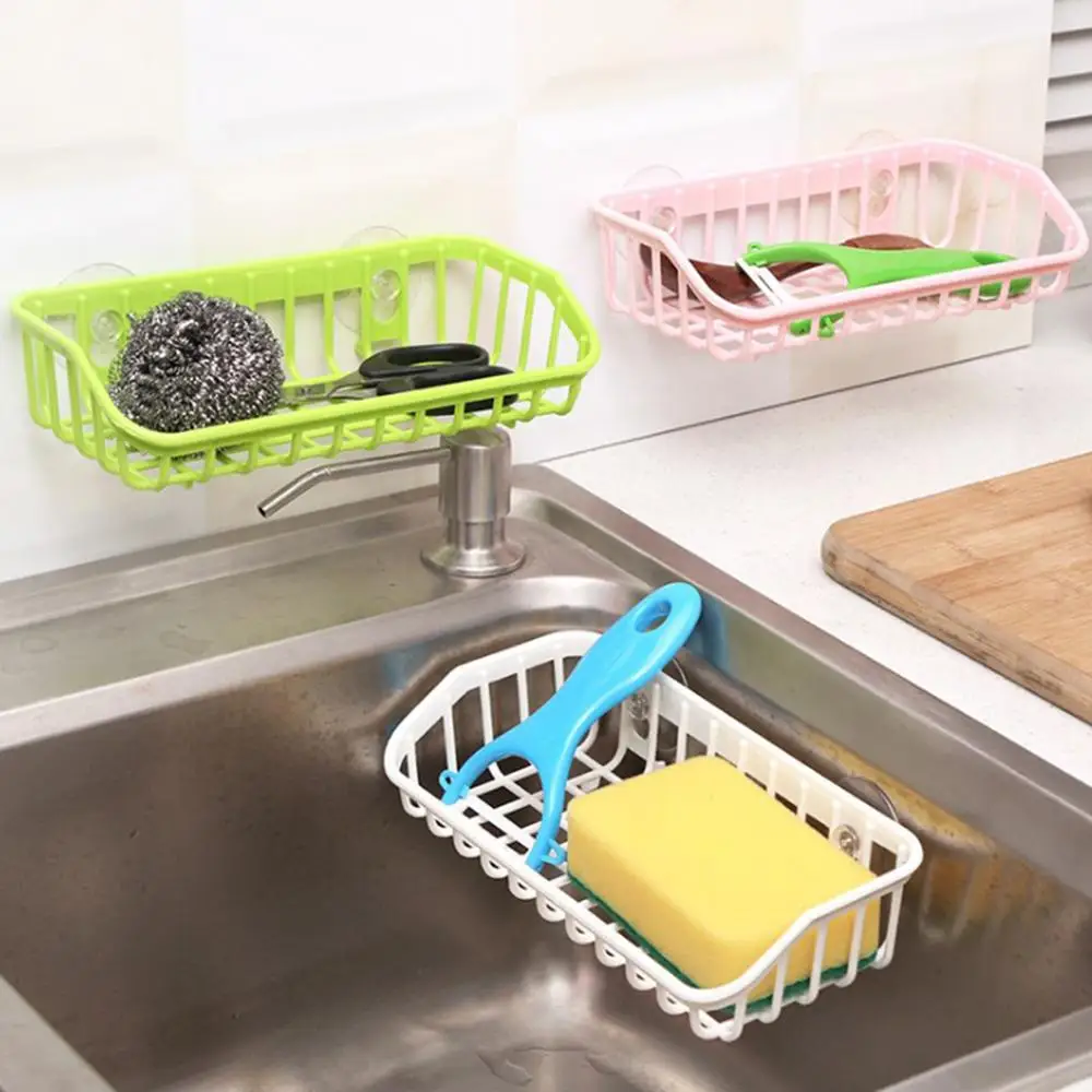Simple Sink Drain Basket Kitchen Storage Rack with Suction Cup Bathroom Shelf Home Decoration Organizer Kitchen Gadgets
Simple Sink Drain Basket Kitchen Storage Rack with Suction Cup Bathroom Shelf Home Decoration Organizer Kitchen Gadgets